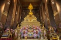 Golden altar at the Wat Pho temple in Bangkok