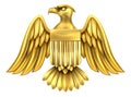 Golden American Eagle Shield