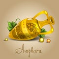 Golden amphora