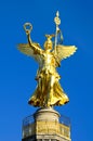 Golden angel berlin Royalty Free Stock Photo