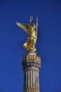 Golden angel. Siegessaeule, Berlin, Germany Royalty Free Stock Photo