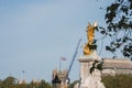 The Golden Angel of Victoria Memorial by Buckingham Palace in London Royalty Free Stock Photo
