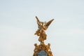 The Golden Angel of Victoria Memorial in London