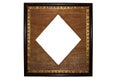 Golden antique picture frame Royalty Free Stock Photo