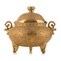 Golden Antique Porcelain Pot