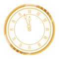 golden antique watch Royalty Free Stock Photo