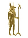 Golden anubis Royalty Free Stock Photo
