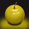 Golden apple Royalty Free Stock Photo