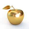 Golden apple Royalty Free Stock Photo