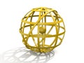 Golden armillary sphere