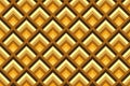 Golden Art deco Triangle Geometric Pattern Background