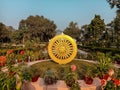 Golden ashok chakra at Sarnath