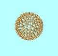 Golden Atom-Ball