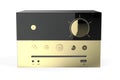 Golden audio system Royalty Free Stock Photo