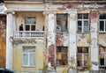 Golden autumn at the old theater, Zhukovsky, Moscow region, Russia, Europe