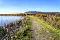 Zyuratkul lake in the Ural Mountains, Golden autumn, Russia