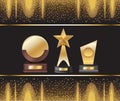 golden awards in poster