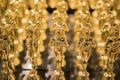 Golden Awards In a Row Royalty Free Stock Photo