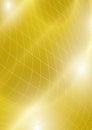 Golden background with mesh - vector bright abstraction