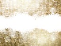 Golden background of sparkling sequins. EPS 10 Royalty Free Stock Photo