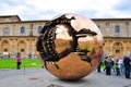 Golden Ball sculpture in Vatican Museum
