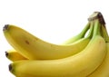 Golden banana bunch Royalty Free Stock Photo