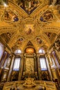 Golden Baptistry Ceiling Santa Maria Maggiore Rome Italy