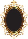 Golden Baroque Mirror frame decor