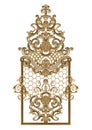 Golden Baroque ornamental beehive frame