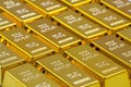 Golden bars as background Financial concepts