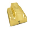 Golden bars Royalty Free Stock Photo