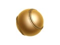 Golden baseball Royalty Free Stock Photo