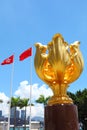 Golden bauhinia square