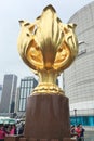 Golden Bauhinia Square in Hong Kong