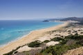 Golden Beach the best beach of Cyprus, Karpas Peninsula, Cyprus Royalty Free Stock Photo