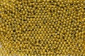 Golden bead background