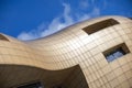 Golden bean modern office building Royalty Free Stock Photo