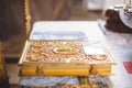 Golden Bible Royalty Free Stock Photo