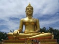 Golden Big Buddha Royalty Free Stock Photo