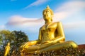 Golden Big Buddha in Pattaya Royalty Free Stock Photo