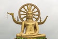 Golden Big Buddha statue, Wat Phra Yai temple Koh Samui Royalty Free Stock Photo