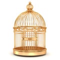 Golden bird cage