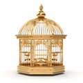 Golden bird cage