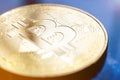 Golden bitcoin digital currency