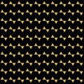 Golden black triangular geometric seamless pattern chic shiny design Royalty Free Stock Photo