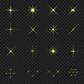 Golden blink icons