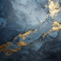 Golden And Blue Marble: A Creative Wallpaper With Dark And Moody Landscapes