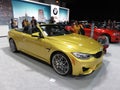 Golden BMW Coupe Convertible