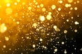 Golden bokeh background