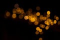 Golden Bokeh Background